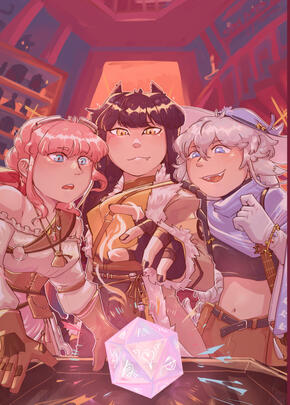 3 Halfbodies, a print made for defunctloveward on insta